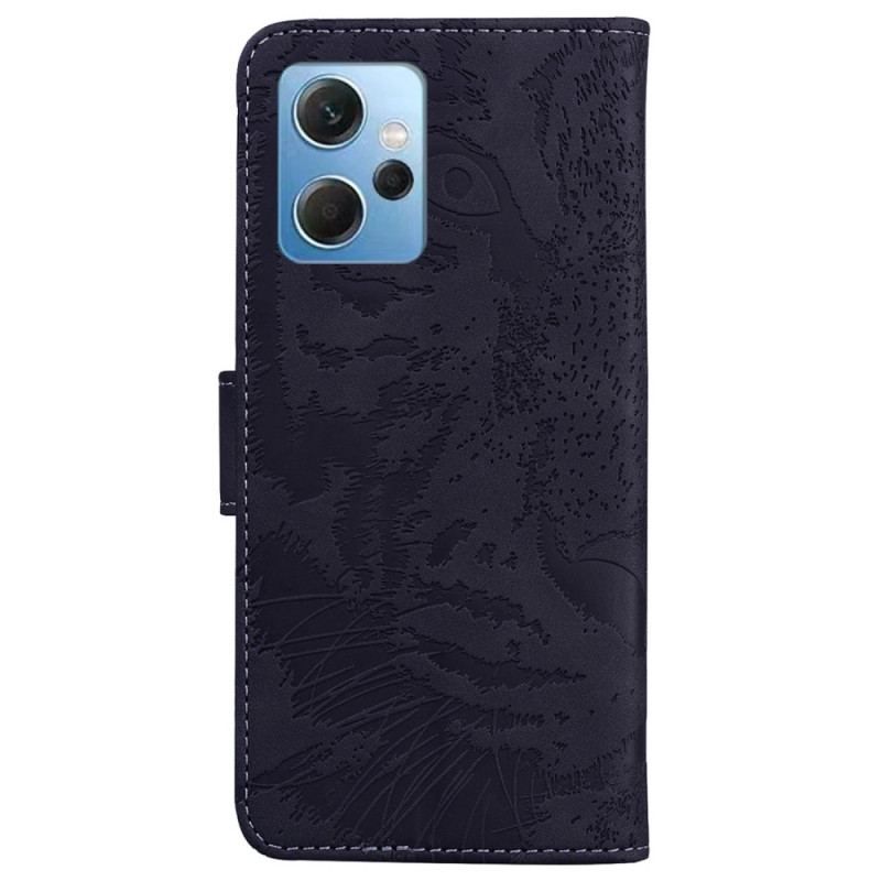 Flip Cover Xiaomi Redmi Note 12 4G Tiger Fodaftryk