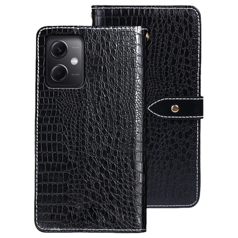 Flip Cover Xiaomi Redmi Note 12 5G Idewei Krokodille