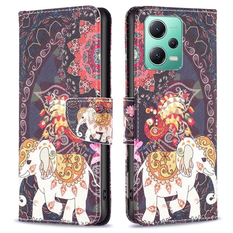 Flip Cover Xiaomi Redmi Note 12 5G Stammeelefant