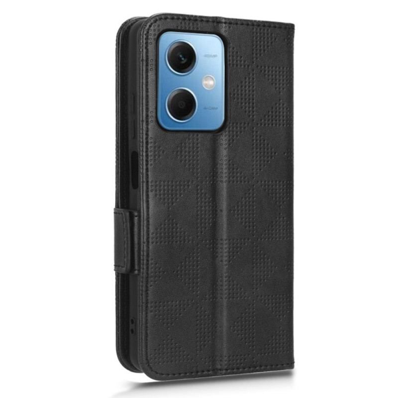 Flip Cover Xiaomi Redmi Note 12 5G Trekanter Med Snor