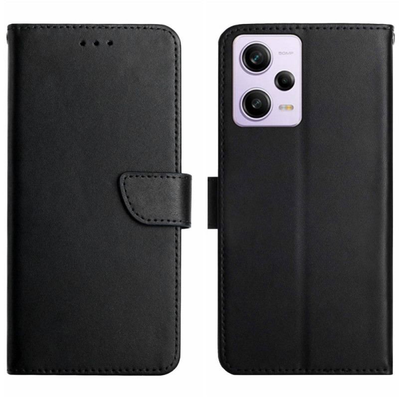 Flip Cover Xiaomi Redmi Note 12 Pro Ægte Nappa Læder