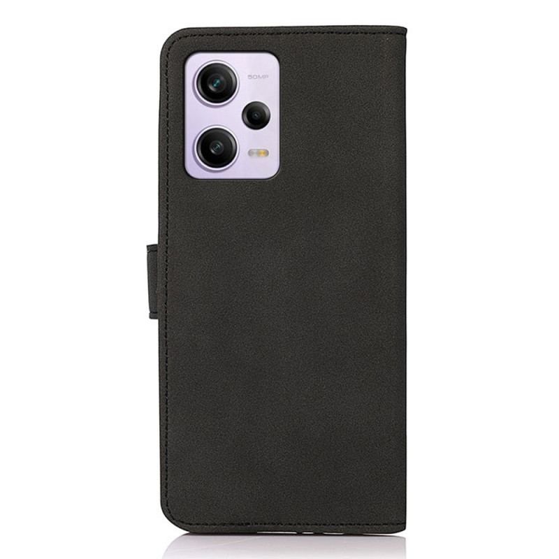 Flip Cover Xiaomi Redmi Note 12 Pro Khazneh Fashion Læder Effekt