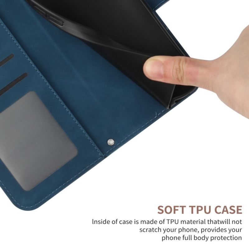 Flip Cover Xiaomi Redmi Note 12 Pro Med Snor Strappy Solsikke