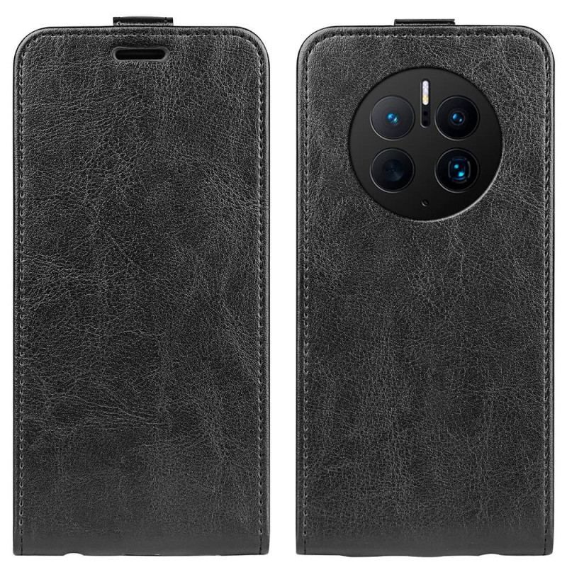 Læder Cover Huawei Mate 50 Pro Lodret