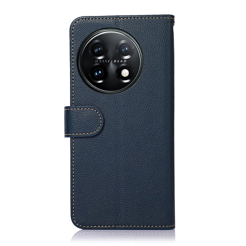 Læder Cover OnePlus 11 5G Lychee Style Rfid Khazneh