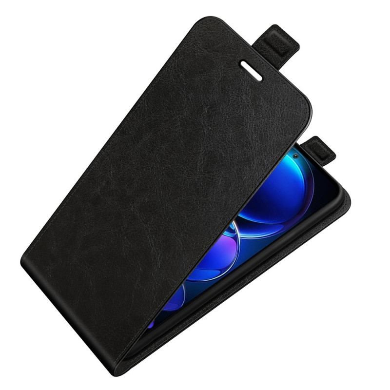 Læder Cover Poco X5 5G Flip Cover Lodret Klap