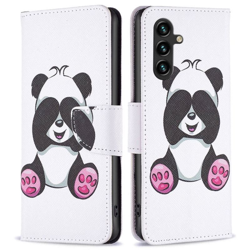 Læder Cover Samsung Galaxy A14 / A14 5G Panda