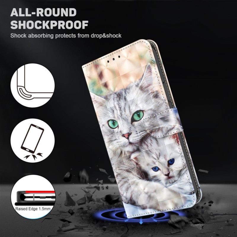 Læder Cover Samsung Galaxy S23 5G Med Snor Thong Katte