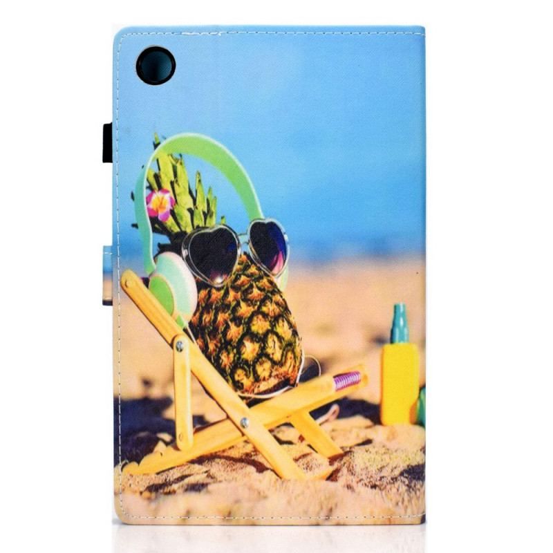 Læder Cover Samsung Galaxy Tab A8 (2021) Sjov Strand