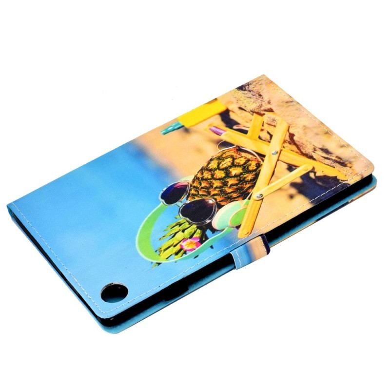 Læder Cover Samsung Galaxy Tab A8 (2021) Sjov Strand