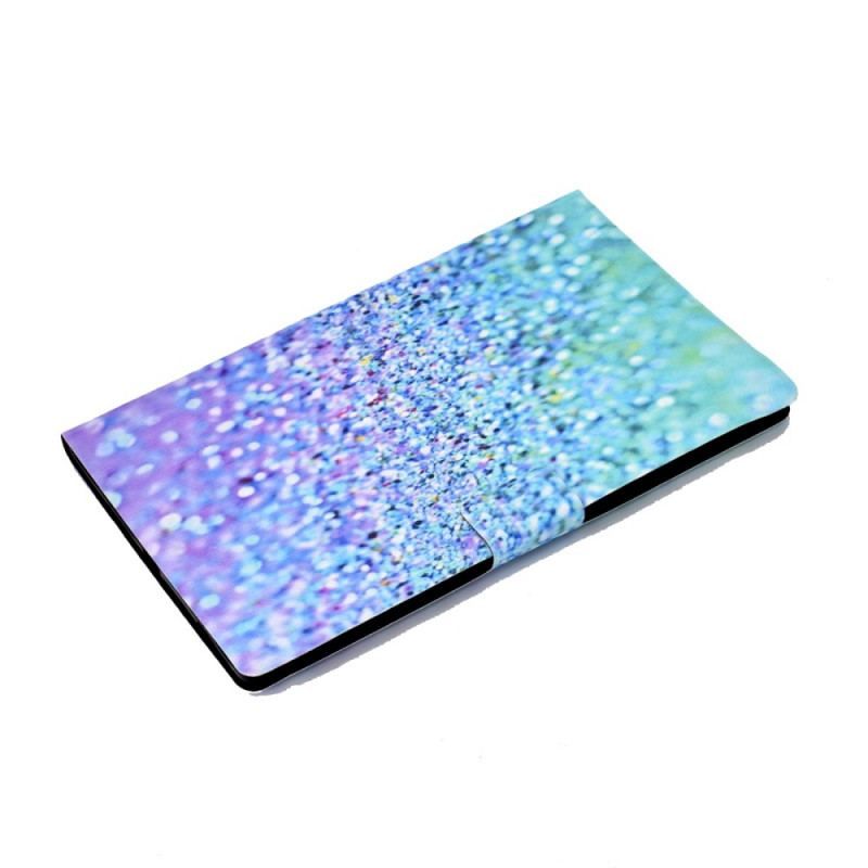 Læder Cover Samsung Galaxy Tab A8 (2021) Skinnende Pailletter