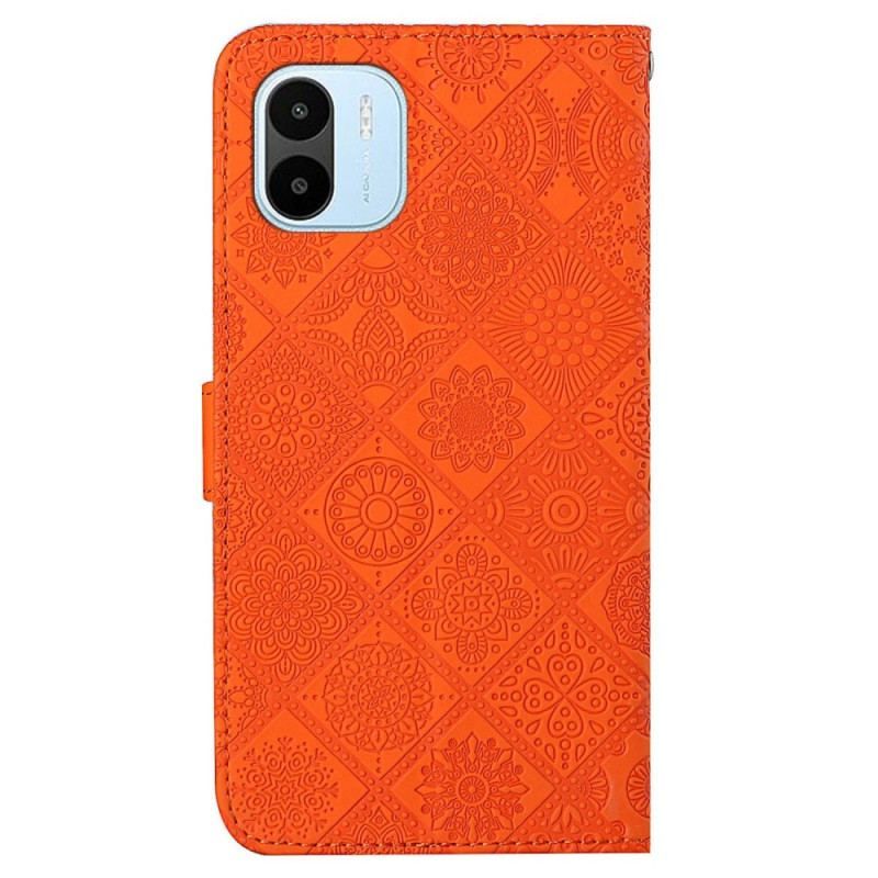 Læder Cover Xiaomi Redmi A1 Tapestry Mønster