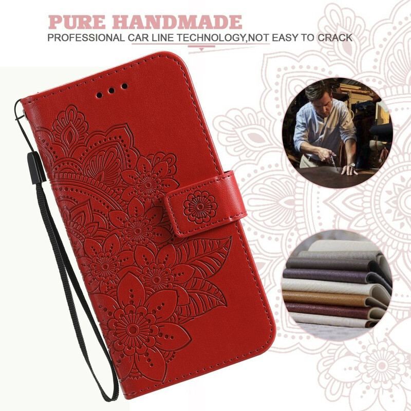 Læder Cover Xiaomi Redmi Note 10 5G Mandala