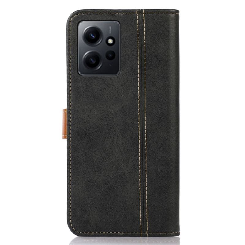 Læder Cover Xiaomi Redmi Note 12 4G Webbing