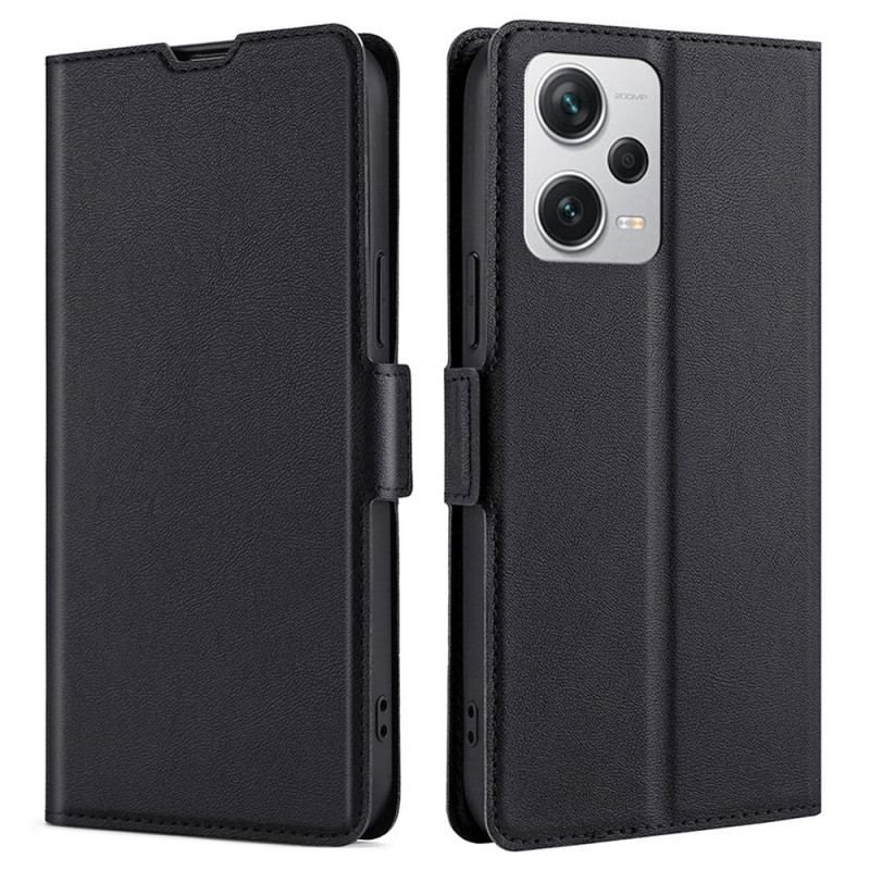 Læder Cover Xiaomi Redmi Note 12 Pro Plus Ultra Fint Kunstlæder