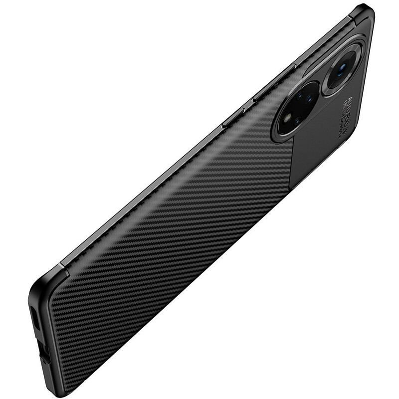 Mobilcover Honor 50 Pro Pro Flexible Carbon Fiber Texture