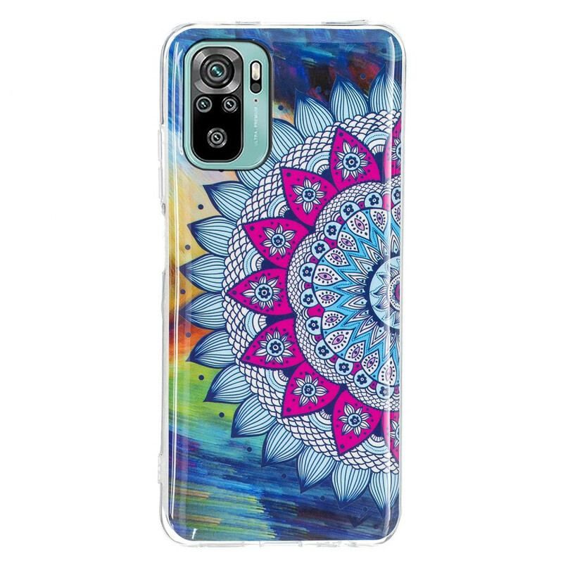 Mobilcover Poco M5s Fluorescerende Farverig Mandala