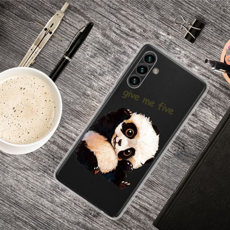 Mobilcover Samsung Galaxy A13 5G / A04s Panda Giv Mig Fem