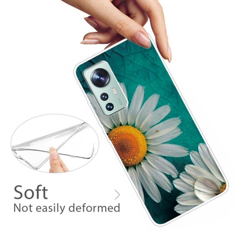 Mobilcover Xiaomi 12 / 12X Silikone Daisy