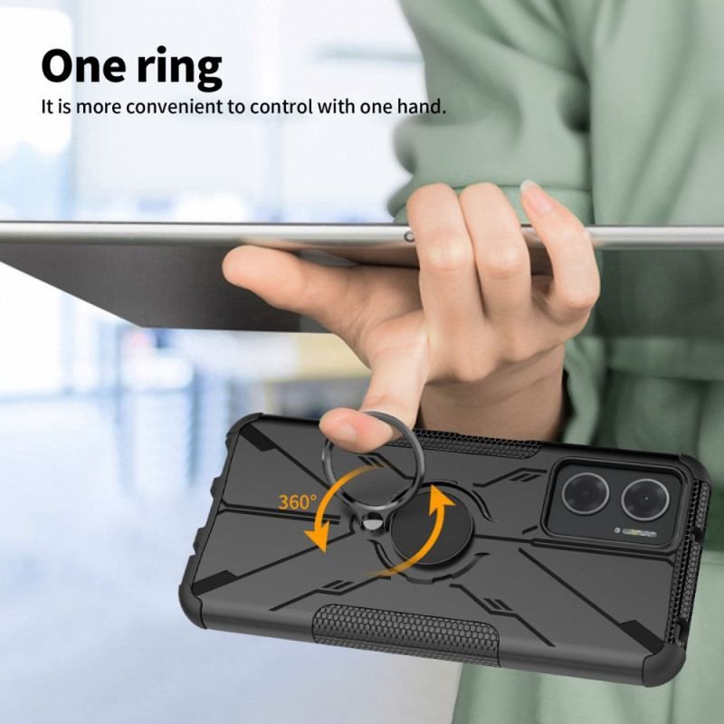 Mobilcover Xiaomi Redmi Note 10 5G Modstandsdygtig Og Ring