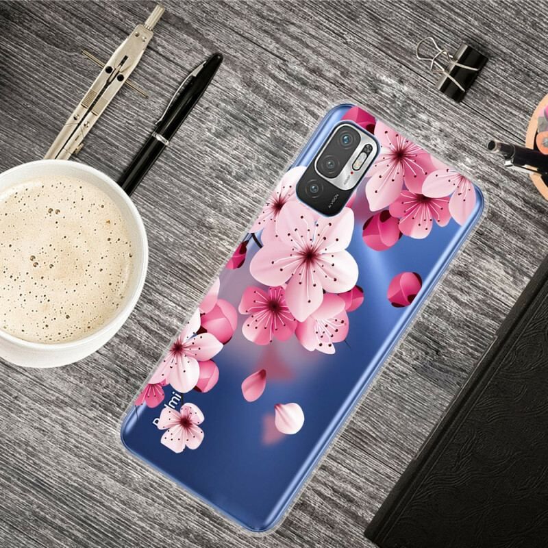 Mobilcover Xiaomi Redmi Note 10 5G Små Lyserøde Blomster